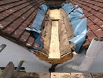 Small lead gulley from Harris Roofing Limited.