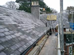 Natural slate tiling in the New Forest from Harris Roofing Limited.