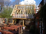 Hand made clay tile roofing in the New Forest from Harris Roofing Limited.