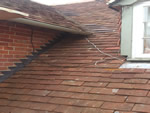 Hand made clay tile roofing in the New Forest from Harris Roofing Limited.