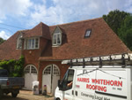 Hand made clay tile roofing in the New Forest from Harris Roofing Limited.