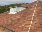 Hand made clay tile roofing in the New Forest from Harris Roofing Limited.
