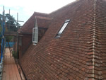 Hand made clay tile roofing in the New Forest from Harris Roofing Limited.