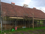Hand made clay tile roofing in the New Forest from Harris Roofing Limited.
