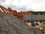 Hand made clay tile roofing in the New Forest from Harris Roofing Limited.