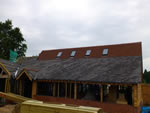 Hand made clay tile roofing in the New Forest from Harris Roofing Limited.