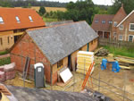 Hand made clay tile roofing in the New Forest from Harris Roofing Limited.