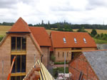 Hand made clay tile roofing in the New Forest from Harris Roofing Limited.