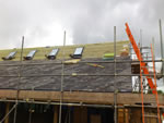Hand made clay tile roofing in the New Forest from Harris Roofing Limited.