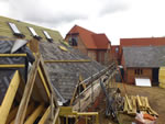 Hand made clay tile roofing in the New Forest from Harris Roofing Limited.
