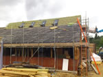 Hand made clay tile roofing in the New Forest from Harris Roofing Limited.