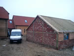 Hand made clay tile roofing in the New Forest from Harris Roofing Limited.