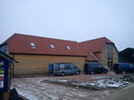 Hand made clay tile roofing in the New Forest from Harris Roofing Limited.