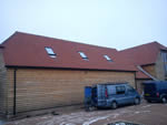 Hand made clay tile roofing in the New Forest from Harris Roofing Limited.