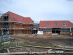 Hand made clay tile roofing in the New Forest from Harris Roofing Limited.