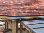 Hand made clay tile roofing in the New Forest from Harris Roofing Limited.