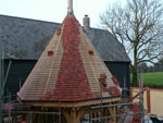 Hand made clay tile roofing in the New Forest from Harris Roofing Limited.
