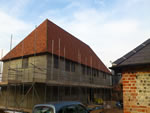 Hand made clay tile roofing in the New Forest from Harris Roofing Limited.