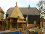 Hand made clay tile roofing in the New Forest from Harris Roofing Limited.