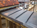 Hand made clay tile roofing in the New Forest from Harris Roofing Limited.
