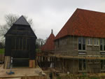 Hand made clay tile roofing in the New Forest from Harris Roofing Limited.