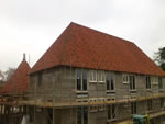 Hand made clay tile roofing in the New Forest from Harris Roofing Limited.