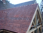Hand made clay tile roofing in the New Forest from Harris Roofing Limited.