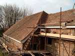 Hand made clay tile roofing in the New Forest from Harris Roofing Limited.
