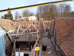 Hand made clay tile roofing in the New Forest from Harris Roofing Limited.