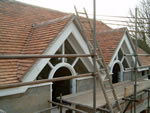 Hand made clay tile roofing in the New Forest from Harris Roofing Limited.