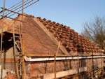 Hand made clay tile roofing in the New Forest from Harris Roofing Limited.