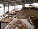 Hand made clay tile roofing in the New Forest from Harris Roofing Limited.