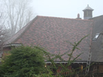 Hand made clay tile roofing in the New Forest from Harris Roofing Limited.