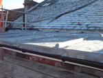 Old flat lead roof replacement from Harris Roofing Limited.