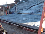 Old flat lead roof replacement from Harris Roofing Limited.