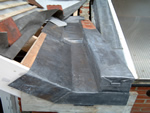 New small box lead gulley from Harris Roofing Limited.