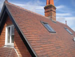 Machine made clay tile roofing with hand made effect from Harris Roofing Limited.