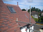 Machine made clay tile roofing with hand made effect from Harris Roofing Limited.
