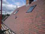 Machine made clay tile roofing with hand made effect from Harris Roofing Limited.