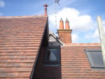 Machine made clay tile roofing with hand made effect from Harris Roofing Limited.