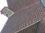Machine made clay tile roofing with hand made effect from Harris Roofing Limited.