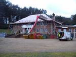 Machine made clay tile roofing with hand made effect from Harris Roofing Limited.