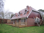 New house build with machine made clay tile roofing in the New Forest from Harris Roofing Limited