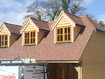 Machine made clay tile roofing in the New Forest from Harris Roofing Limited.