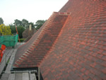 Machine made clay tile roofing in the New Forest from Harris Roofing Limited.