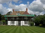Machine made clay tile roofing in the New Forest from Harris Roofing Limited.
