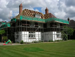 Machine made clay tile roofing in the New Forest from Harris Roofing Limited.