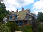 Machine made clay tile roofing in the New Forest from Harris Roofing Limited.