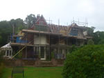 Machine made clay tile roofing in the New Forest from Harris Roofing Limited.