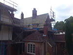Machine made clay tile roofing in the New Forest from Harris Roofing Limited.